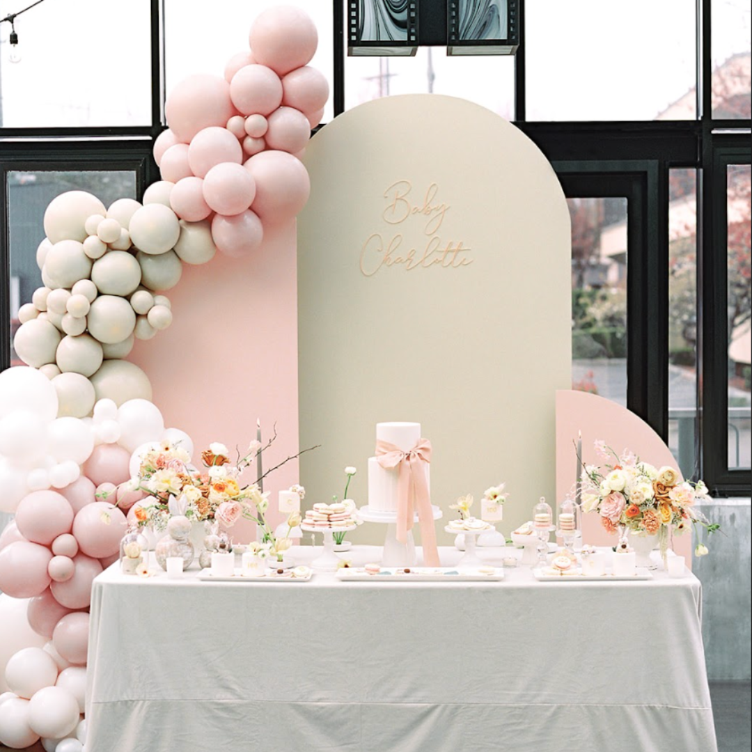 Bohemian Bliss DIY Balloon Garland Kit, cream, natural tone, soft pinks, boho balloon garland kits, confete balloons