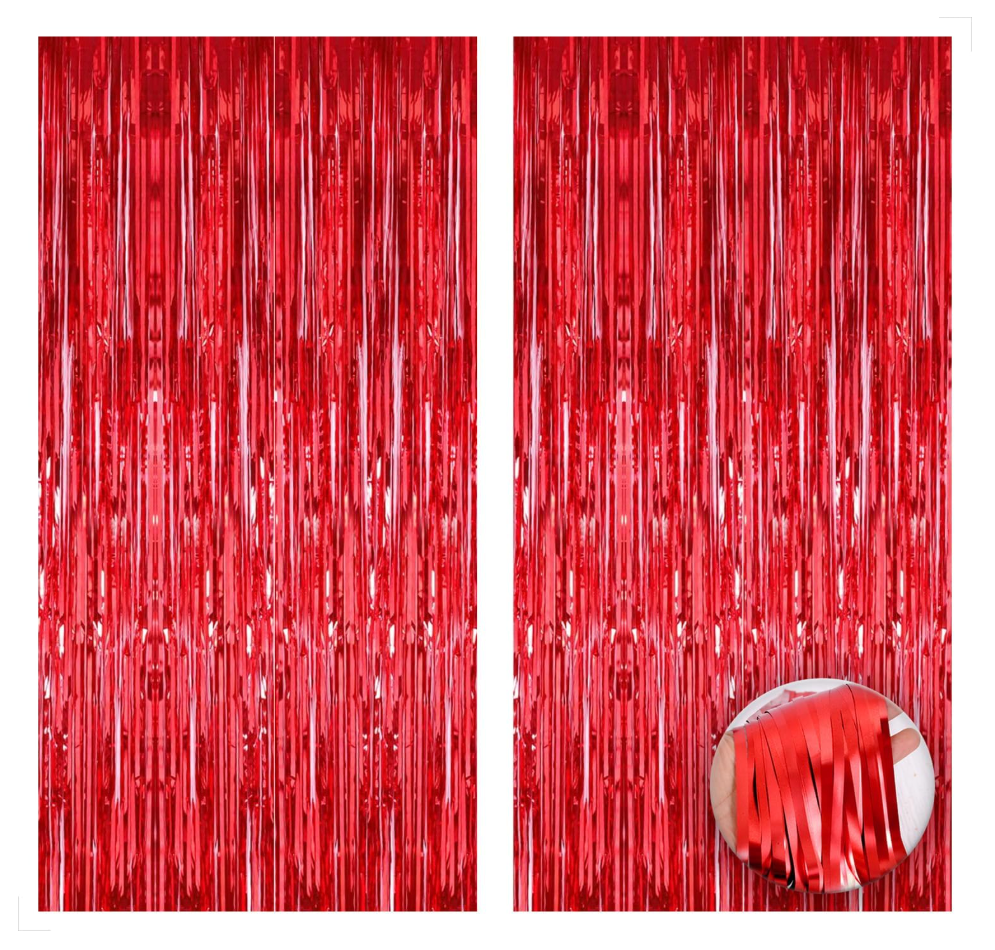 Metallic Foil Curtain Streamers