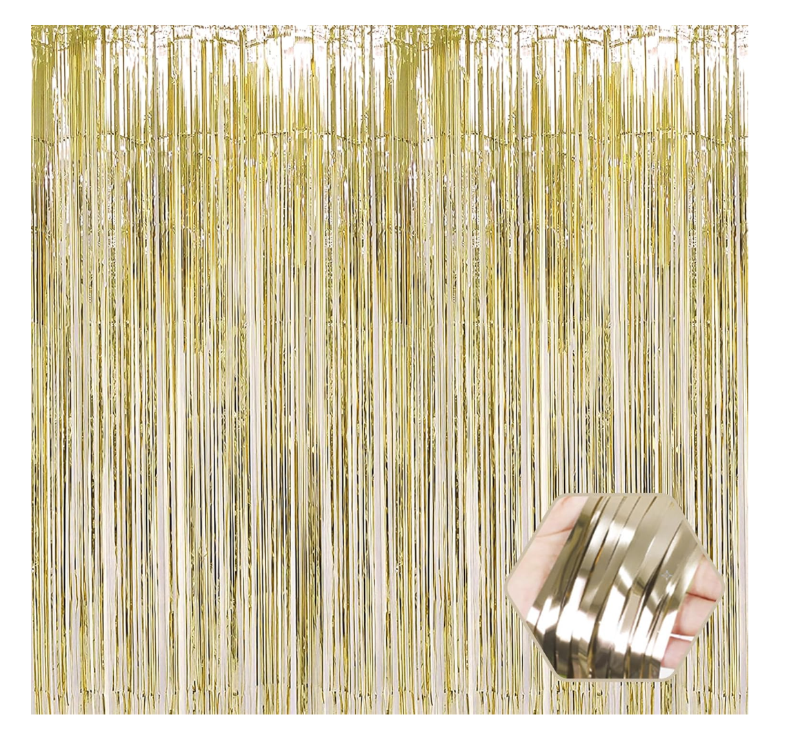 Metallic Foil Curtain Streamers