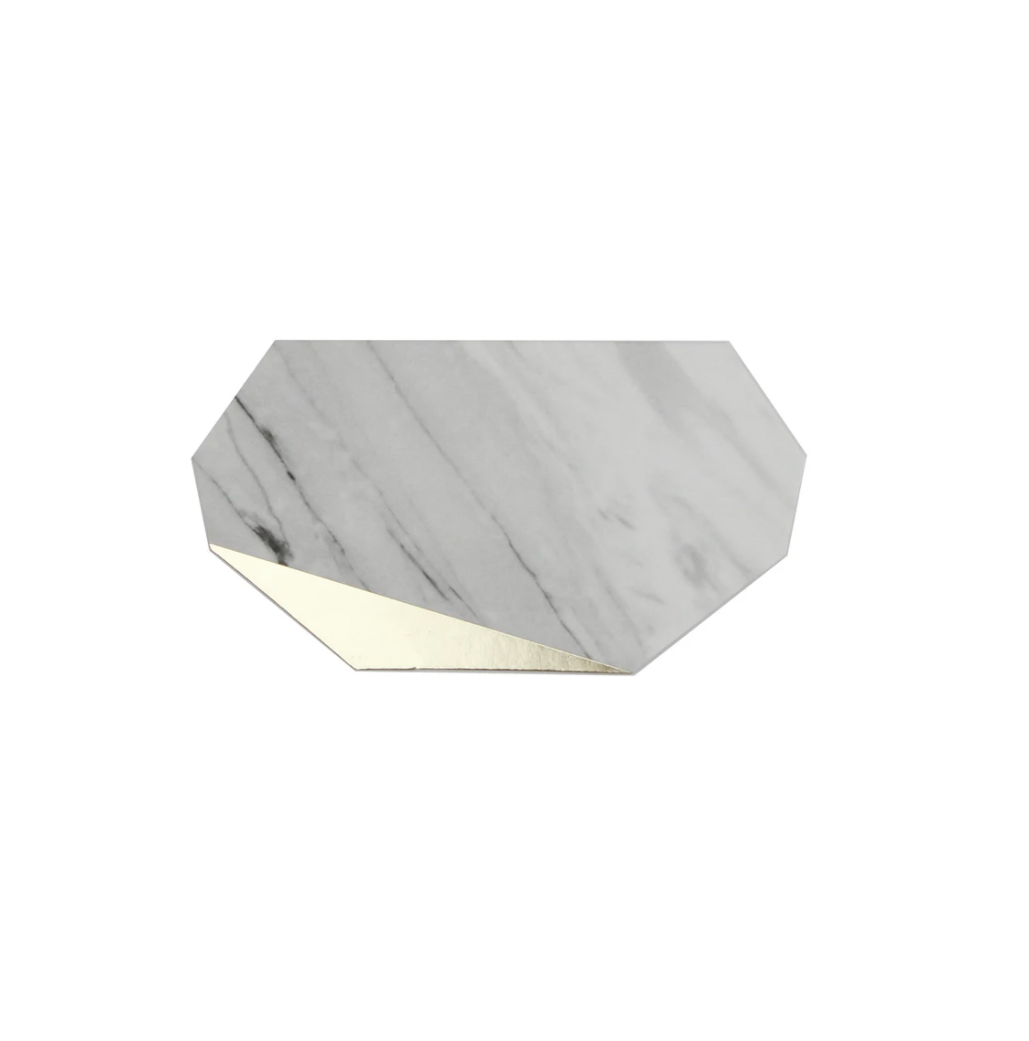 Modern Holiday Place Cards, Harlow & Gray, Marble place cards, holiday place cards,christmas place cards, confete party box