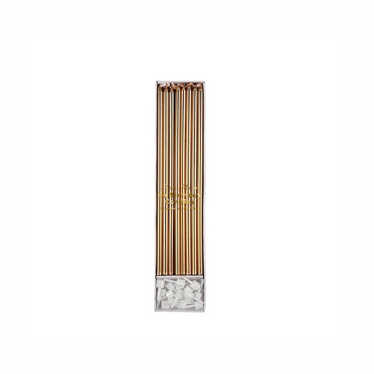Gold Long Candles