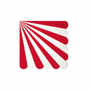 Red Stripe Large Napkin