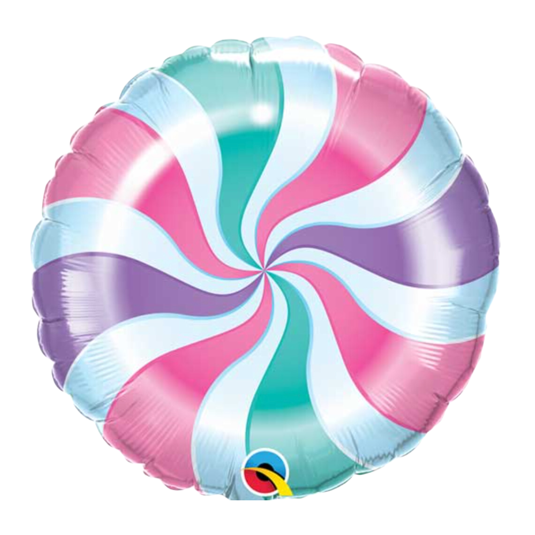Pastel Swirl Candy Balloon