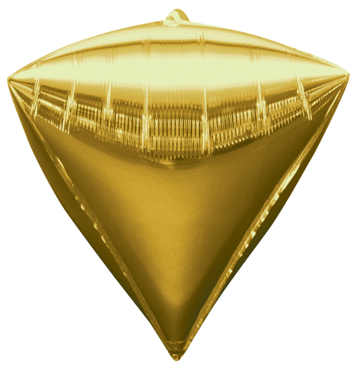 17" Diamond Shaped Balloon Gold