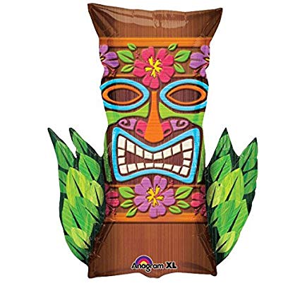 Tiki Mylar Balloon