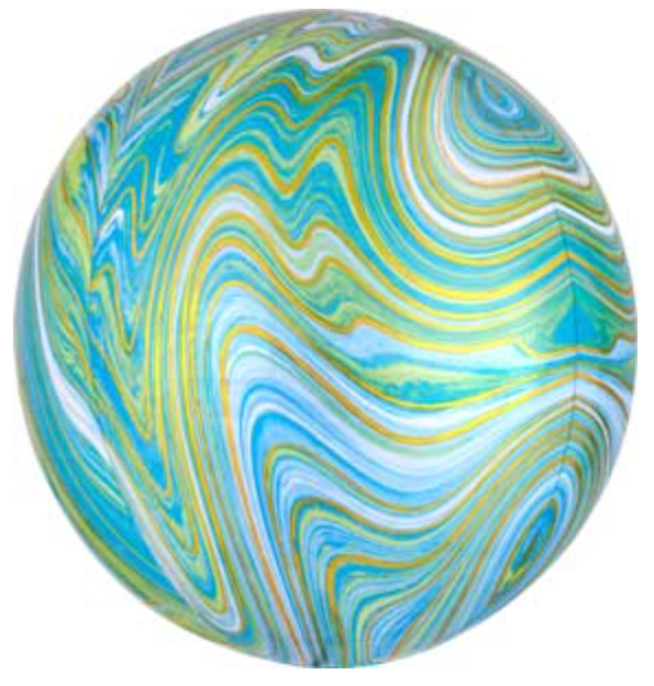 Blue Green Marblez Orbz