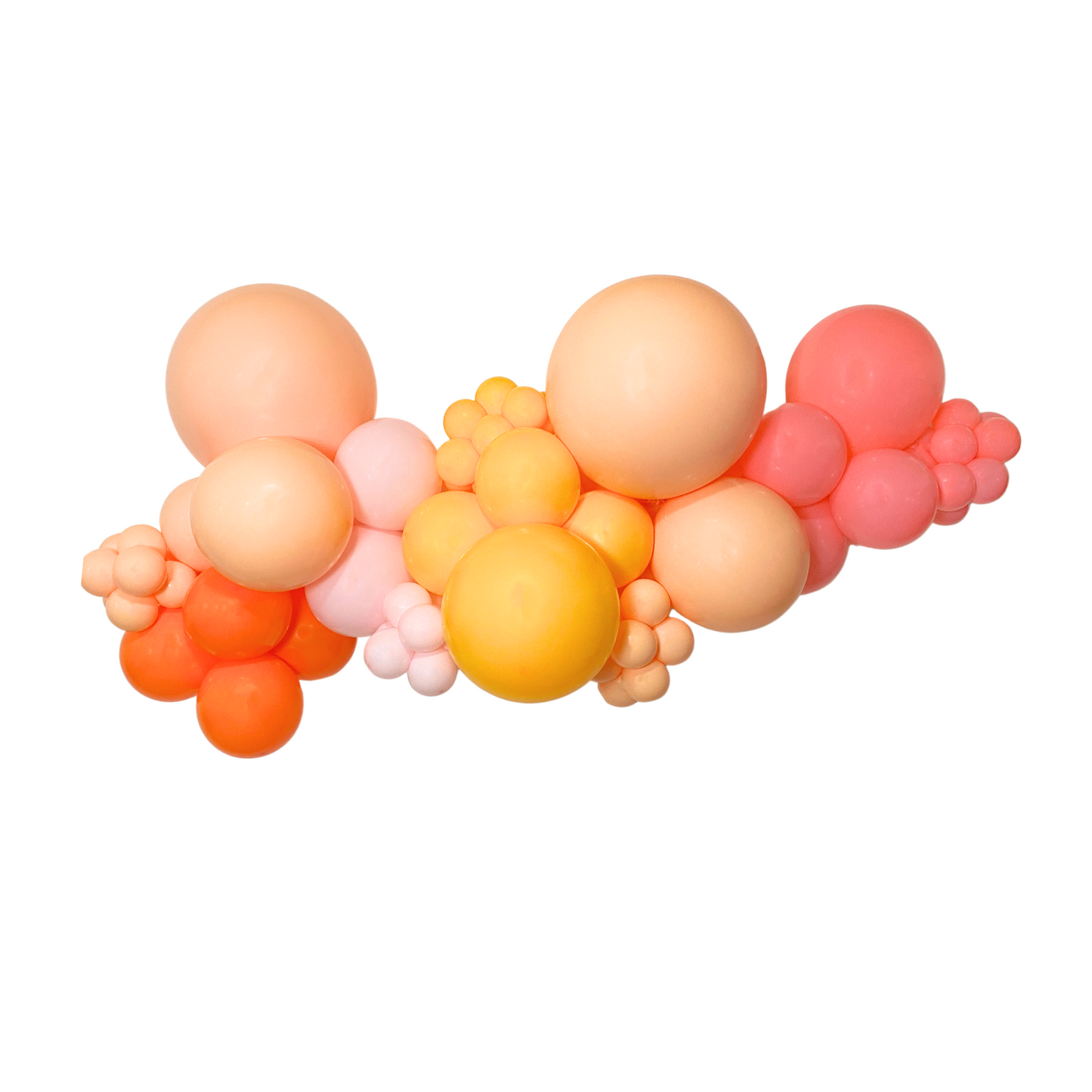 creamsicle diy balloon garland kit, confete balloons