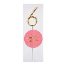 Gold Sparkler Candle