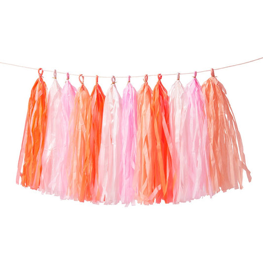 Pink Tassel Garland