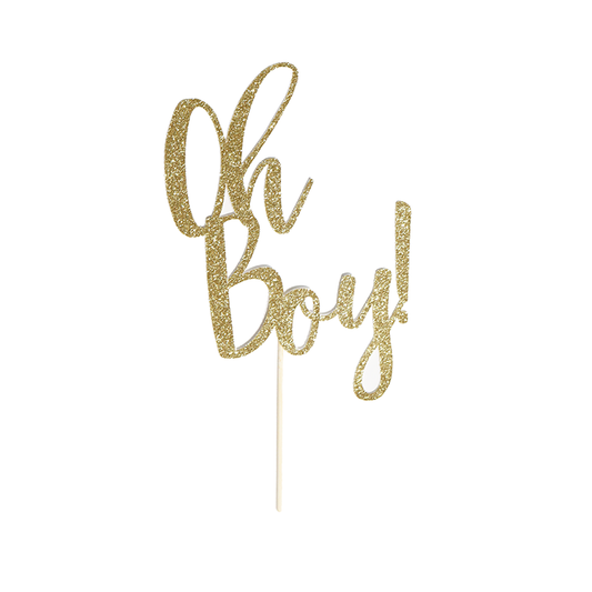 Oh Boy! Cake Topper