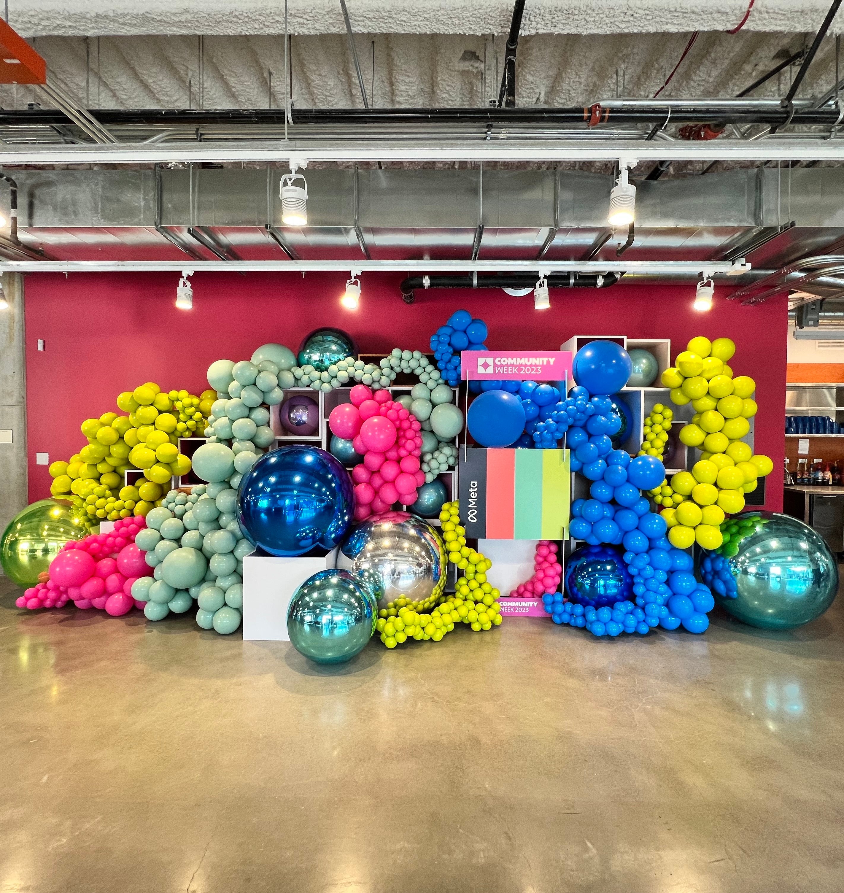 Meta Community Week Installation in Seattle