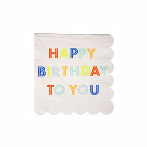 Happy Birthday To You Small Napkins