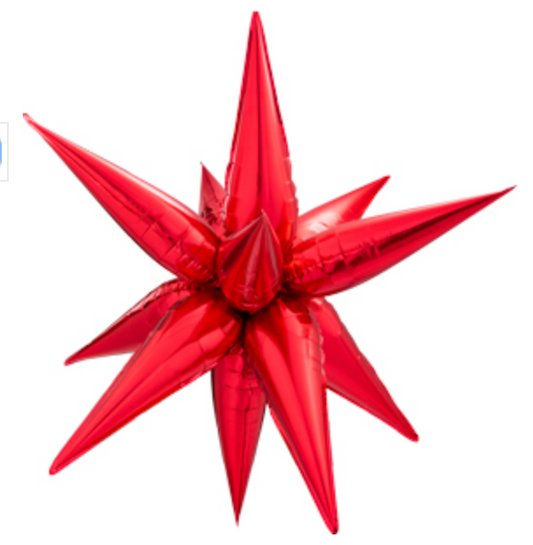 Red Starburst Balloon