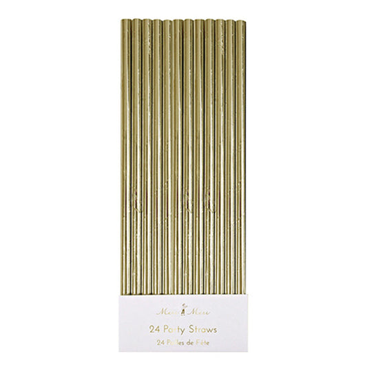 Gold Foil Paper Straws