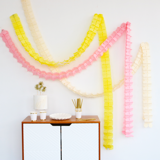 Pink & Yellow Garland Set